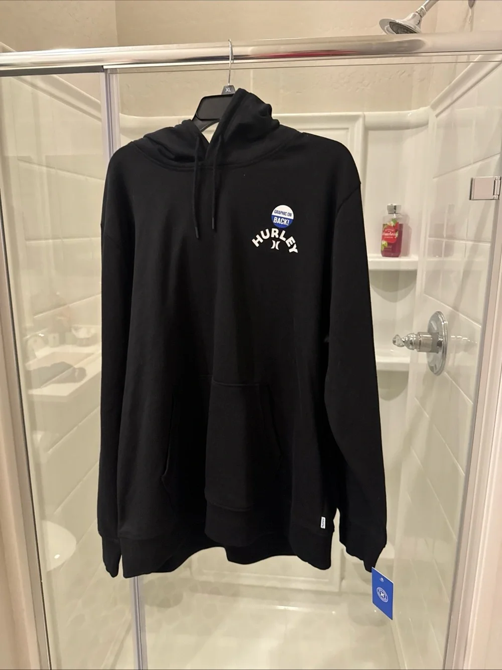 Hurley Men's Black Pullover Hoodie